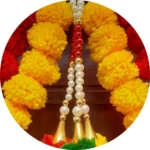 Multicolor Woolen Pom Pom Handmade Traditional Toran For Home Shop & Temple - Image 4