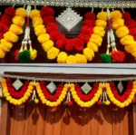 Multicolor Woolen Pom Pom Handmade Traditional Toran For Home Shop & Temple - Image 5