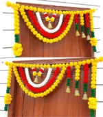 Multicolor Woolen Pom Pom Handmade Traditional Toran For Home Shop & Temple - Image 5