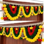 Multicolor Woolen Pom Pom Handmade Traditional Toran For Home Shop & Temple - Image 3