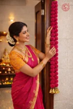 Multicolor Soft Fabric Traditional, Garland For Home Shop & Temple - Image 3