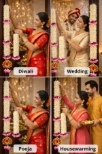 Multicolor Woolen Pom Pom Handmade Traditional Toran For Home Shop & Temple - Image 5