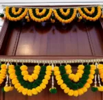 Multicolor Woolen Pom Pom Handmade Traditional Toran For Home Shop & Temple - Image 3