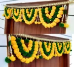 Multicolor Woolen Pom Pom Handmade Traditional Toran For Home Shop & Temple - Image 4