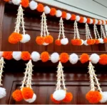 Multicolor Woolen Pom Pom Handmade Traditional Toran For Home Shop & Temple - Image 4