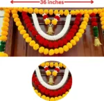 Multicolor Authentic Handcrafted Woolen Toran For Home Shop & Temple - Image 3