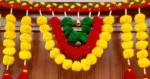 Multicolor Woolen Pom Pom Handmade Traditional Toran For Home Shop & Temple - Image 3