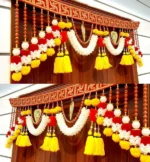 Multicolor Authentic Handcrafted Woolen Toran For Home Shop & Temple - Image 5