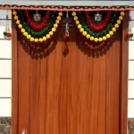 Multicolor Woolen Pom Pom Handmade Traditional Toran For Home Shop & Temple - Image 5