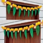 Multicolor Woolen Pom Pom Handmade Traditional Toran For Home Shop & Temple - Image 4