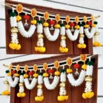 Multicolor Woolen Pom Pom Handmade Traditional Toran For Home Shop & Temple - Image 3
