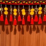 Multicolor Woolen Pom Pom Handmade Traditional Toran For Home Shop & Temple - Image 4