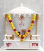 Yellow Woolen Plastic Beads Perfect For Decorating Homes And Temples (Pack Of 2) - Image 6