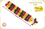 Multicolor Soft Fabric Traditional, Garland For Home Shop & Temple - Image 3