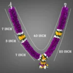 Multicolor Soft Fabric Traditional, Garland For Home Shop & Temple - Image 3