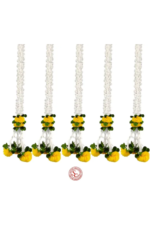 Multicolor Plastic Flower Bunch For Indoor Outdoor (Pack Of 5) - Image 2