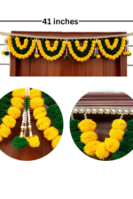 Multicolor Woolen Pom Pom Handmade Traditional Toran For Home Shop & Temple - Image 2