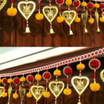 Multicolor Woolen Pom Pom Handmade Traditional Toran For Home Shop & Temple