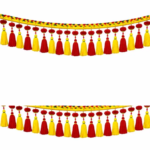 Multicolor Woolen Pom Pom Handmade Traditional Toran For Home Shop & Temple
