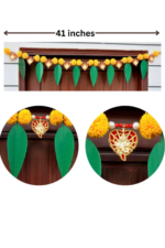 Multicolor Woolen Pom Pom Handmade Traditional Toran For Home Shop & Temple - Image 2