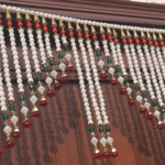 Multicolor Authentic Handcrafted Woolen Toran For Home Shop & Temple