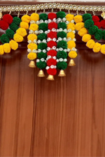 Multicolor Woolen Pom Pom Handmade Traditional Toran For Home Shop & Temple