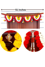 Multicolor Woolen Pom Pom Handmade Traditional Toran For Home Shop & Temple - Image 3