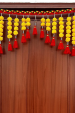 Multicolor Authentic Handcrafted Woolen Toran For Home Shop & Temple - Image 2