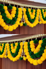 Multicolor Woolen Pom Pom Handmade Traditional Toran For Home Shop & Temple - Image 2