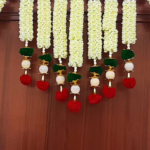 Multicolor Woolen Pom Pom Handmade Traditional Toran For Home Shop & Temple