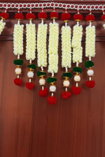 Multicolor Woolen Pom Pom Handmade Traditional Toran For Home Shop & Temple