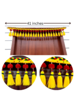 Multicolor Woolen Pom Pom Handmade Traditional Toran For Home Shop & Temple - Image 2