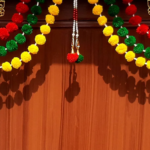 Multicolor Woolen Pom Pom Handmade Traditional Toran For Home Shop & Temple