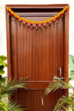 Multicolor Woolen Pom Pom Handmade Traditional Toran For Home Shop & Temple