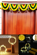 Multicolor Authentic Handcrafted Woolen Toran For Home Shop & Temple