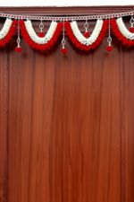 Multicolor Woolen Pom Pom Handmade Traditional Toran For Home Shop & Temple