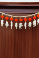 Multicolor Woolen Pom Pom Handmade Traditional Toran For Home Shop & Temple