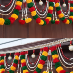 Multicolor Woolen Pom Pom Handmade Traditional Toran For Home Shop & Temple