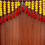 Multicolor Woolen Pom Pom Handmade Traditional Toran For Home Shop & Temple