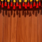 Multicolor Woolen Pom Pom Handmade Traditional Toran For Home Shop & Temple