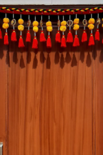 Multicolor Woolen Pom Pom Handmade Traditional Toran For Home Shop & Temple