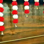Multicolor Woolen Pom Pom Handmade Traditional Toran For Home Shop & Temple