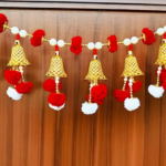 Multicolor Woolen Pom Pom Handmade Traditional Toran For Home Shop & Temple