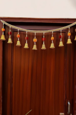 Multicolor Woolen Pom Pom Handmade Traditional Toran For Home Shop & Temple