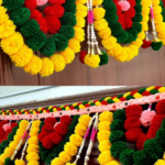 Multicolor Woolen Pom Pom Handmade Traditional Toran For Home Shop & Temple