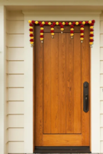 Multicolor Woolen Pom Pom Handmade Traditional Toran For Home Shop & Temple - Image 2