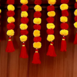 Multicolor Woolen Pom Pom Handmade Traditional Toran For Home Shop & Temple