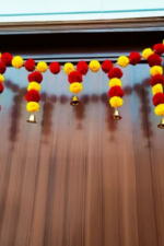 Multicolor Woolen Pom Pom Handmade Traditional Toran For Home Shop & Temple - Image 2