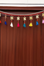 Multicolor Woolen Pom Pom Handmade Traditional Toran For Home Shop & Temple