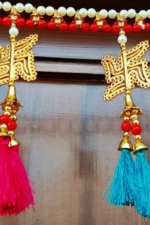 Multicolor Woolen Pom Pom Handmade Traditional Toran For Home Shop & Temple - Image 2